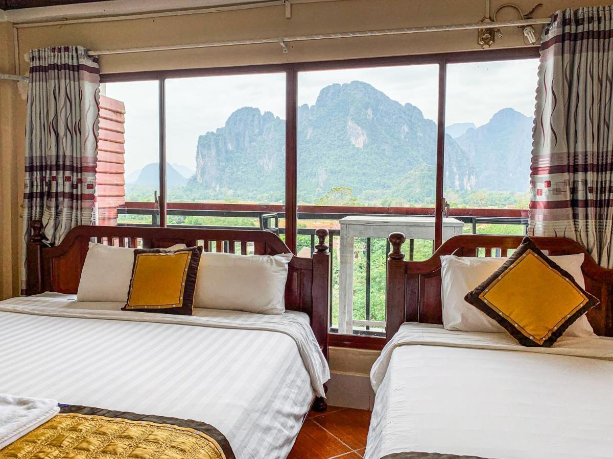 Bountang Mountain View Riverside Hotel Vang Vieng Zewnętrze zdjęcie