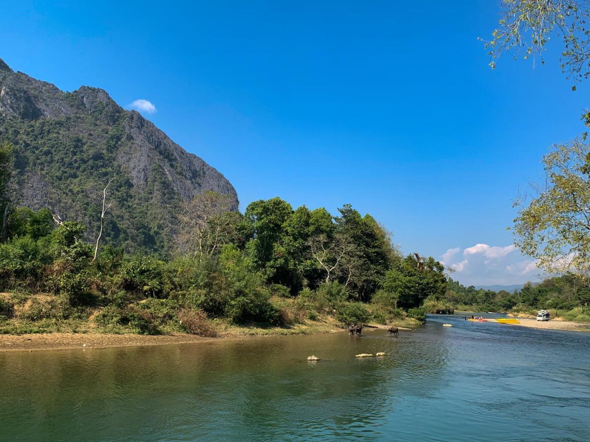 Bountang Mountain View Riverside Hotel Vang Vieng Zewnętrze zdjęcie