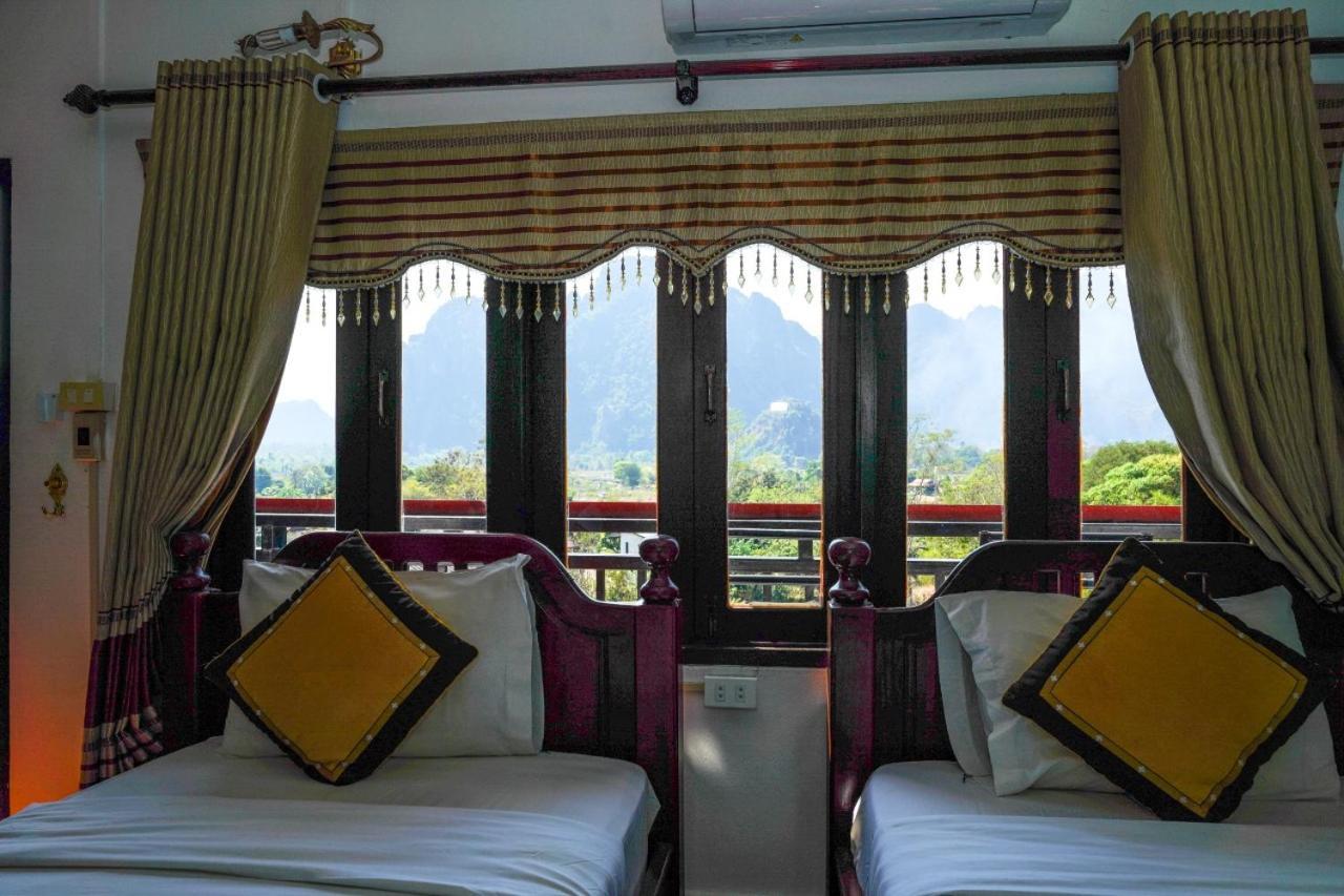 Bountang Mountain View Riverside Hotel Vang Vieng Zewnętrze zdjęcie